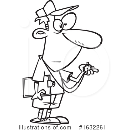 Royalty-Free (RF) Man Clipart Illustration by toonaday - Stock Sample #1632261