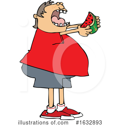 Watermelon Clipart #1632893 by djart
