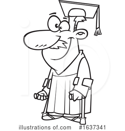 Graduate Clipart #1637341 by toonaday