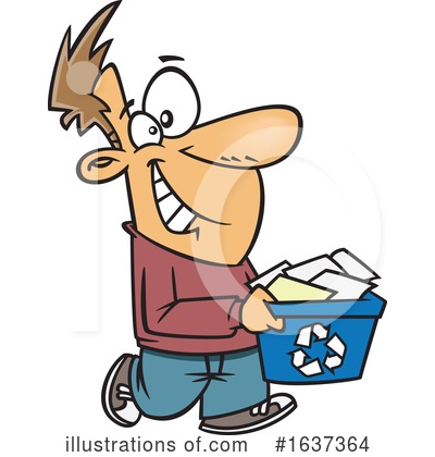 Recycling Clipart #1637364 by toonaday