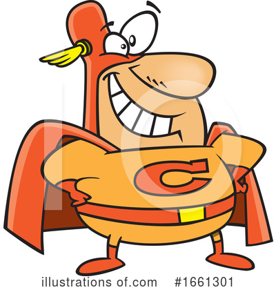 Super Man Clipart #1661301 by toonaday