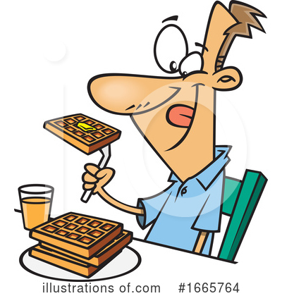 Waffle Clipart #1665764 by toonaday