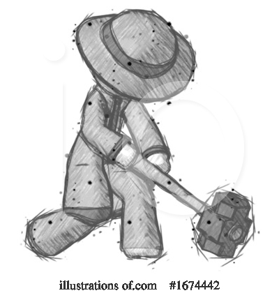 Royalty-Free (RF) Man Clipart Illustration by Leo Blanchette - Stock Sample #1674442