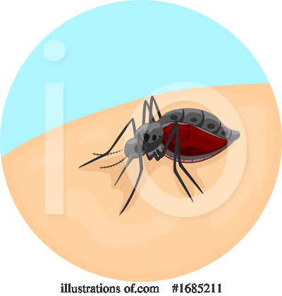 Mosquito Clipart #1685211 by BNP Design Studio