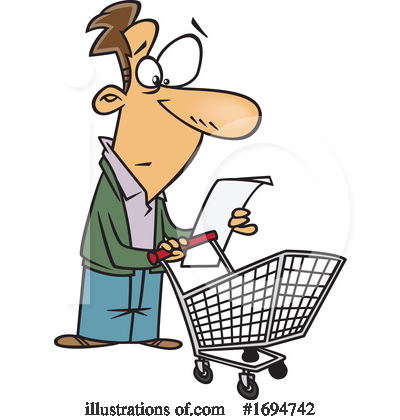 Shopping Clipart #1694742 by toonaday