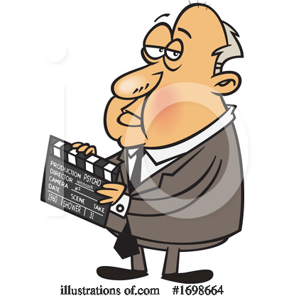 Clapper Board Clipart #1698664 by toonaday