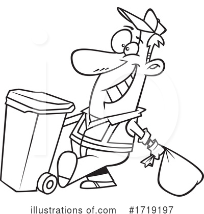 Garbage Man Clipart #1719197 by toonaday
