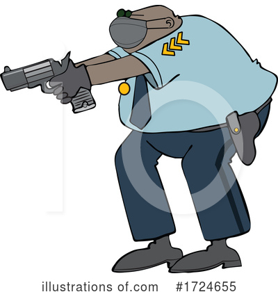 Police Man Clipart #1724655 by djart