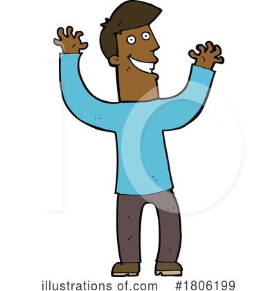 Black Man Clipart #1806199 by lineartestpilot