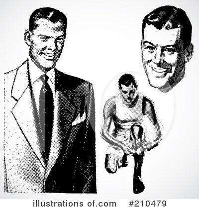 Royalty-Free (RF) Man Clipart Illustration by BestVector - Stock Sample #210479