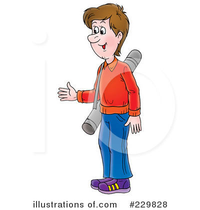 Royalty-Free (RF) Man Clipart Illustration by Alex Bannykh - Stock Sample #229828