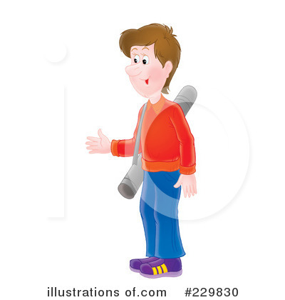 Royalty-Free (RF) Man Clipart Illustration by Alex Bannykh - Stock Sample #229830