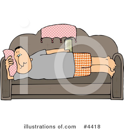 Couch Potato Clipart #4418 by djart