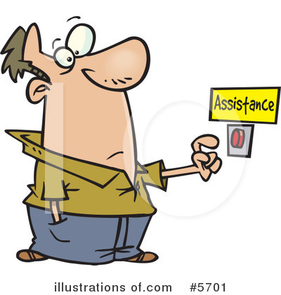 Royalty-Free (RF) Man Clipart Illustration by toonaday - Stock Sample #5701