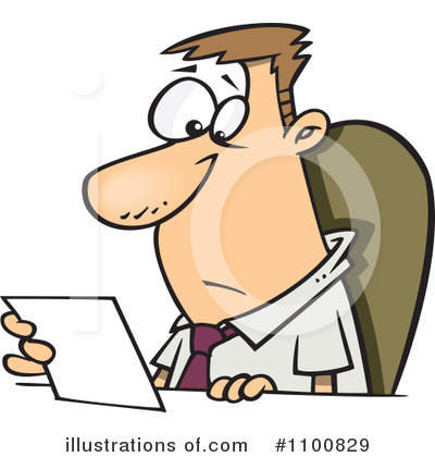 Studying Clipart #1100829 by toonaday