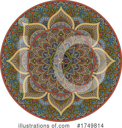Royalty-Free (RF) Mandala Clipart Illustration by AtStockIllustration - Stock Sample #1749814