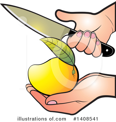 Knife Clipart #1408541 by Lal Perera