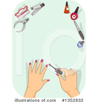 Royalty-Free (RF) Manicure Clipart Illustration by BNP Design Studio - Stock Sample #1352832