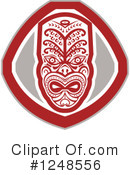 Maori Mask Clipart #1248556 by patrimonio
