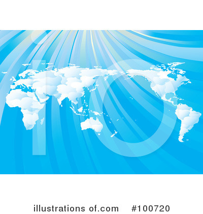 Royalty-Free (RF) Map Clipart Illustration by MilsiArt - Stock Sample #100720