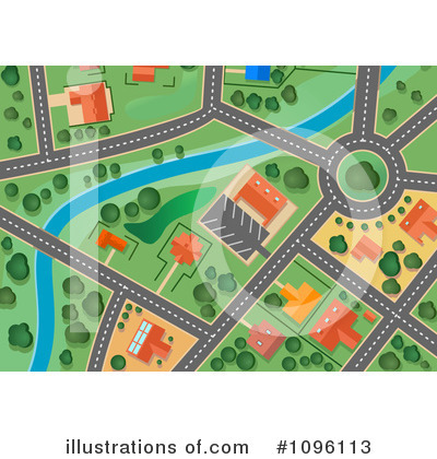 Royalty-Free (RF) Map Clipart Illustration by Vector Tradition SM - Stock Sample #1096113