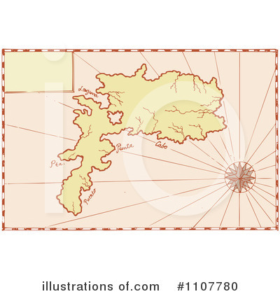 Royalty-Free (RF) Map Clipart Illustration by patrimonio - Stock Sample #1107780