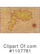 Map Clipart #1107781 by patrimonio