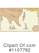 Map Clipart #1107782 by patrimonio