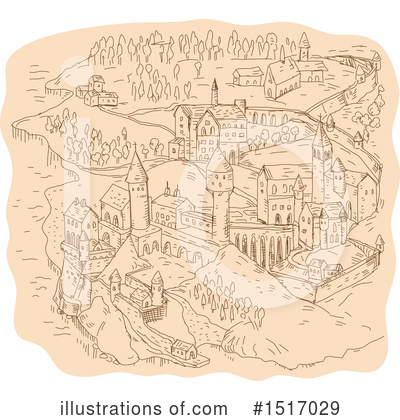 Royalty-Free (RF) Map Clipart Illustration by patrimonio - Stock Sample #1517029