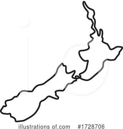 Map Clipart #1728706 by patrimonio
