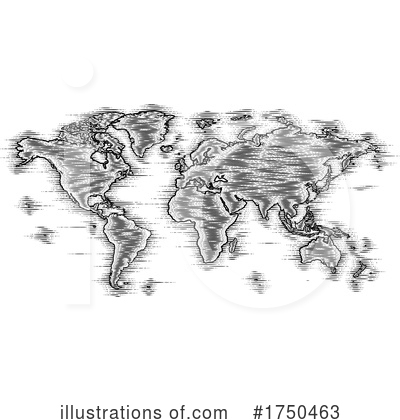 Royalty-Free (RF) Map Clipart Illustration by AtStockIllustration - Stock Sample #1750463