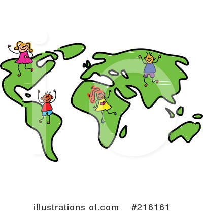 Royalty-Free (RF) Map Clipart Illustration by Prawny - Stock Sample #216161