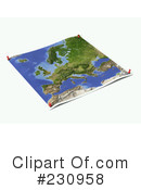 Map Clipart #230958 by Michael Schmeling