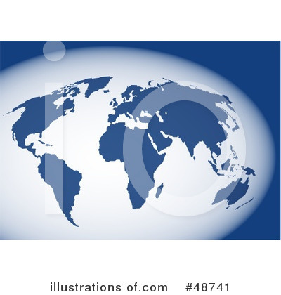 Royalty-Free (RF) Map Clipart Illustration by Prawny - Stock Sample #48741