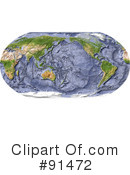 Map Clipart #91472 by Michael Schmeling