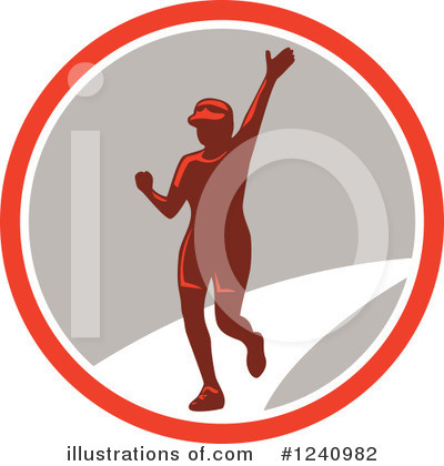 Royalty-Free (RF) Marathon Clipart Illustration by patrimonio - Stock Sample #1240982
