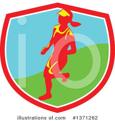 Royalty-Free (RF) Marathon Clipart Illustration by patrimonio - Stock Sample #1371262