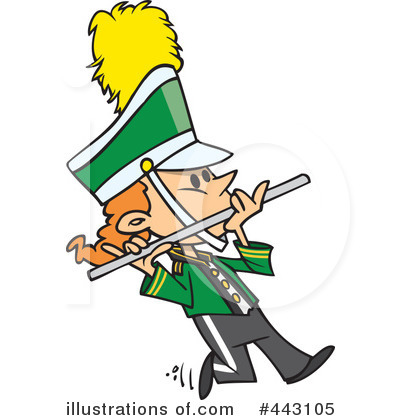 Royalty-Free (RF) Marching Band Clipart Illustration by toonaday - Stock Sample #443105