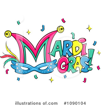 Royalty-Free (RF) Mardi Gras Clipart Illustration by BNP Design Studio - Stock Sample #1090104