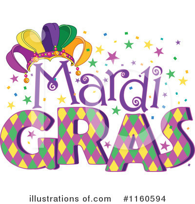 Royalty-Free (RF) Mardi Gras Clipart Illustration by Pushkin - Stock Sample #1160594