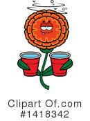 Marigold Clipart #1418342 by Cory Thoman