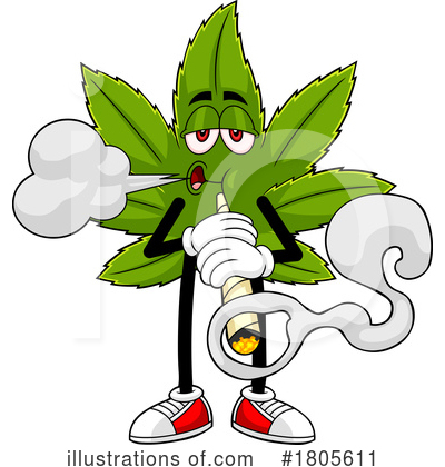 Cannabis Clipart #1805611 by Hit Toon