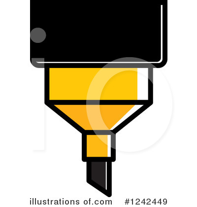Royalty-Free (RF) Marker Clipart Illustration by Lal Perera - Stock Sample #1242449