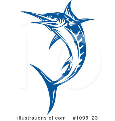 Marlin Clipart #1096123 by Vector Tradition SM