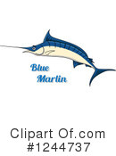 Marlin Clipart #1244737 by Vector Tradition SM