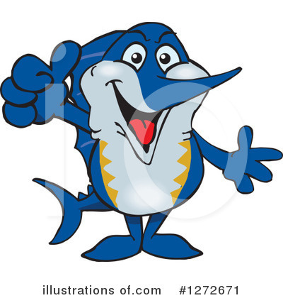 Marine Fish Clipart #1272671 by Dennis Holmes Designs