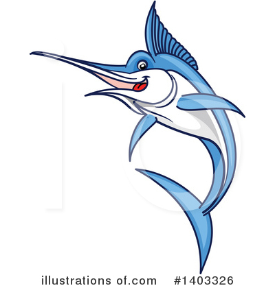 Swordfish Clipart #1403326 by Vector Tradition SM