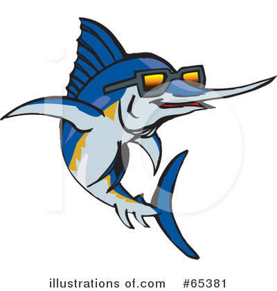 Swordfish Clipart #65381 by Dennis Holmes Designs