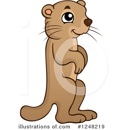 Royalty-Free (RF) Marmot Clipart Illustration by visekart - Stock Sample #1248219