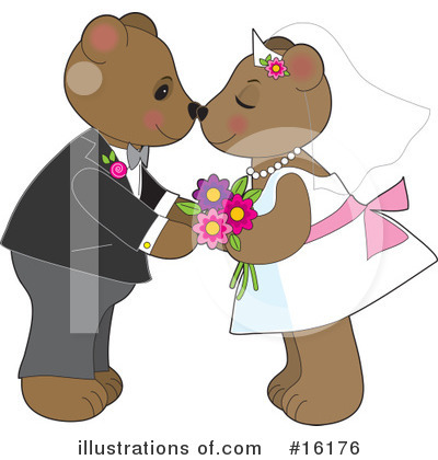 Wedding Couple Clipart #16176 by Maria Bell